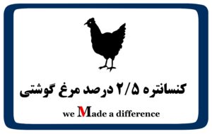 کنسانتره ویژه 2.5 درصد مرغ گوشتی